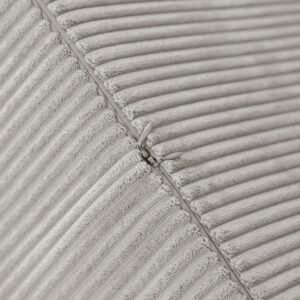 PLUSH NEST Ümmargune puff 40x30 cm, beež, premium corduroy - pilt 6