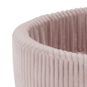 PLUSH NEST Dry Pool, ümmargune, 90x30 cm, roosa, Puffy Lamell (+200 palli pärl, heleroosa pärl, kuldne) - pilt 6