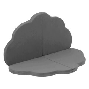 PLUSH NEST vaip, 160x160x5 cm, lill, hall,samet - pilt 4