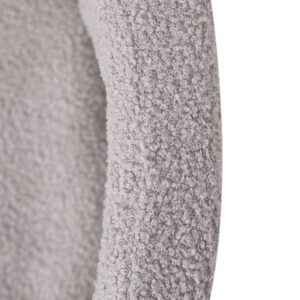 PLUSH NEST kuivbassein, ümmargune, 90x30 cm, hall lambanahk - pilt 8