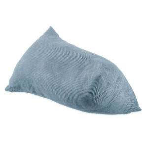 PLUSH NEST, pouffe kott, 120x80 cm, sinine, premium corduroy - pilt 6