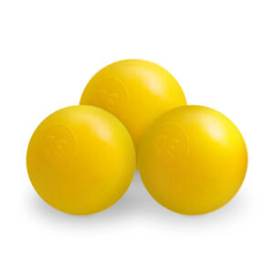 Dry pool ball, 6 cm, yellow, 50 pcs - pilt 3