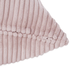 PLUSH NEST, pouffe kott, 120x80 cm, heleroosa, premium corduroy - pilt 9