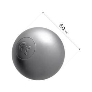 Dry pool balls, 6 cm, set of 200: pearl, transparent, silver - pilt 8