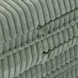 PLUSH NEST lillematt, 115x115x5cm, roheline, premium corduroy, kohev lillematt. - pilt 8