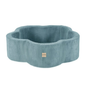 PLUSH NEST Kuiv lillebassein koos matiga , 95x30, sinine, premium corduroy, Floral Fun Zone - pilt 5