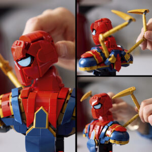LEGO Super Heroes Iron Spider-Mani büst - Image 4