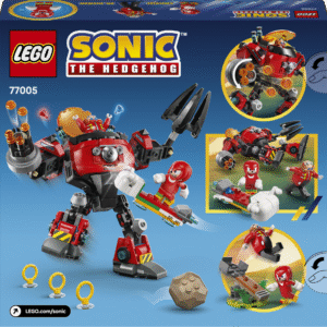 LEGO Sonic Knuckles vs. dr Eggman egg crusher robot - Image 7