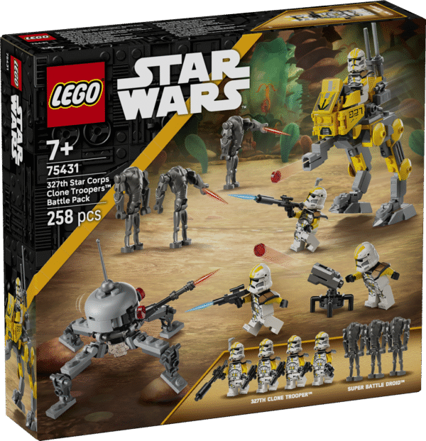 LEGO Star Wars 327.tähekorpuse kloonsõdalaste lahingukomplekt