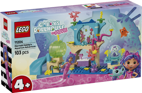 LEGO Gabby`s Dollhouse Merineitsi Gabby akvaariumiseiklus