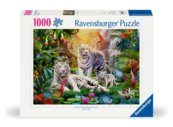 Ravensburger pusle 1000 tk: Valge tiigri perekond