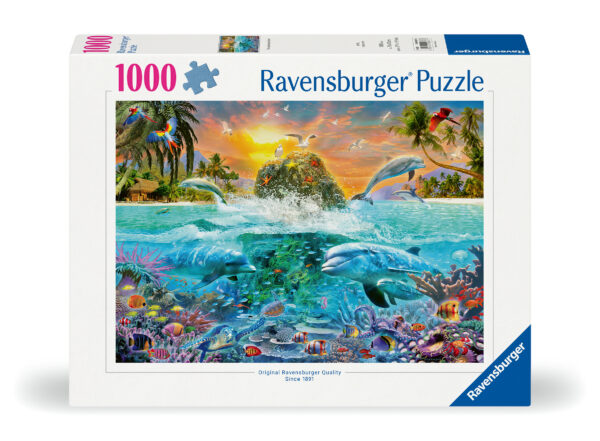 Ravensburger pusle 1000 tk: veealune saar