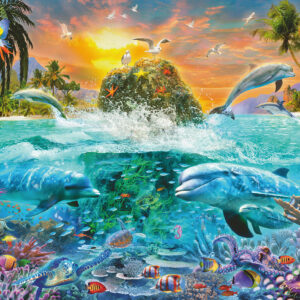 Ravensburger pusle 1000 tk: veealune saar - pilt 2