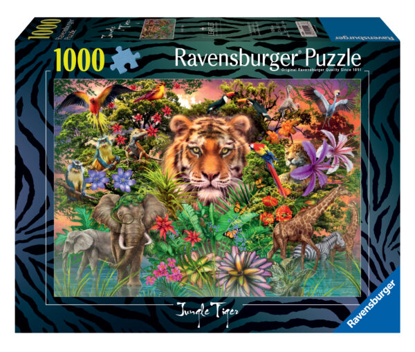 Ravensburger pusle 1000 tk: tiiger džunglis