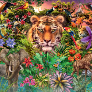 Ravensburger pusle 1000 tk: tiiger džunglis - pilt 3