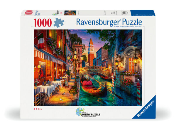 Ravensburger pusle 1000 tk: gondlisõit Veneetsias