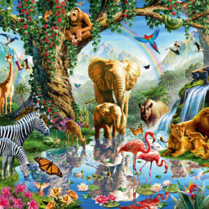 Ravensburger pusle 1000 tk: seiklused džunglis - pilt 2