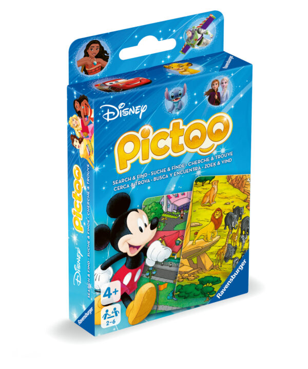 Ravensburger Pictoo kaardimäng: Disney