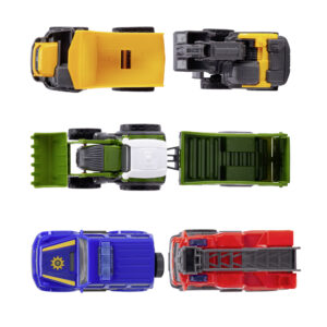 Dickie Toys mänguautode komplekt – 5 erinevat - pilt 4