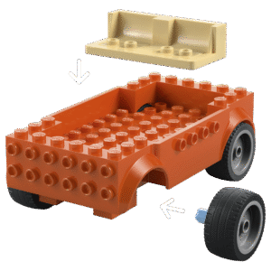 LEGO 4PLUS Bluey ranna- ja autoreis perega - pilt 3