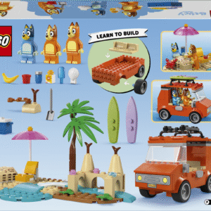 LEGO 4PLUS Bluey ranna- ja autoreis perega - pilt 4