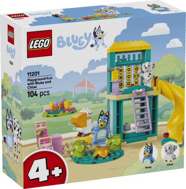 LEGO 4PLUS Bluey ja Chloe lõbus mänguväljak