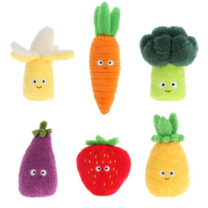 Keel Toys Keeleco puuviljad ja köögiviljad 12 cm – 6 erinevat