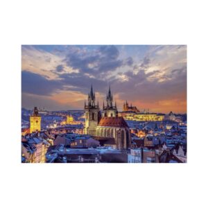 Dino neoonpusle 1000 tk: vaade Praha lossile - pilt 3