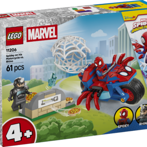 LEGO Spidey oma mootorrattal vs. Rhino