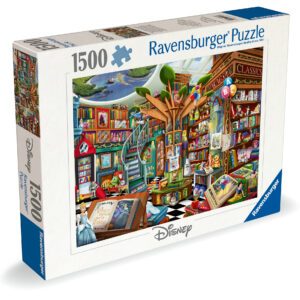 Ravensburger pusle 1500 tk: maagiline Disney raamatupood