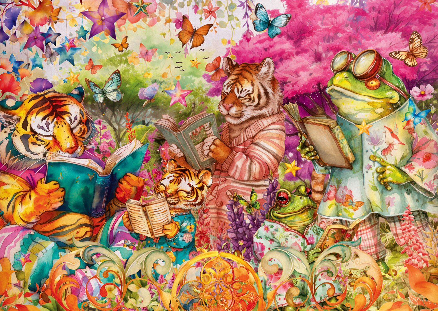 Ravensburger pusle 1000 tk: muinasjutuline raamatuklubi - Image 2