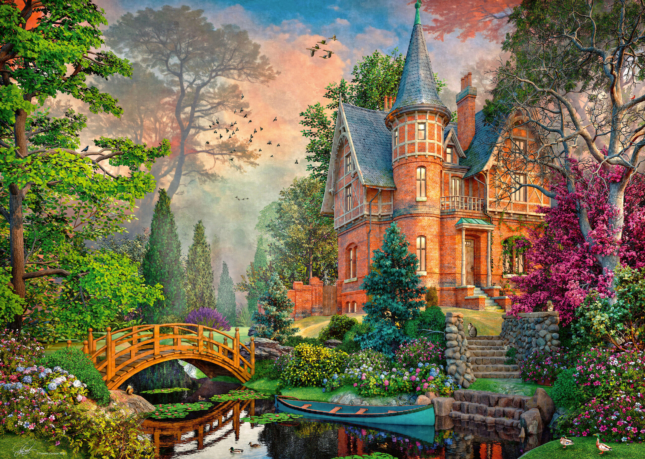 Ravensburger pusle 1000 tk: Terracotta mõis - Image 2