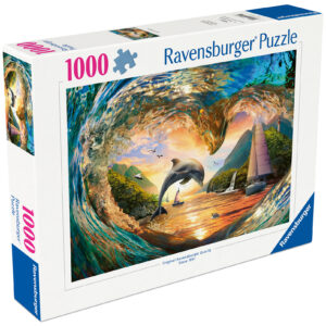 Ravensburger pusle 1000 tk: suplus päikseloojangul