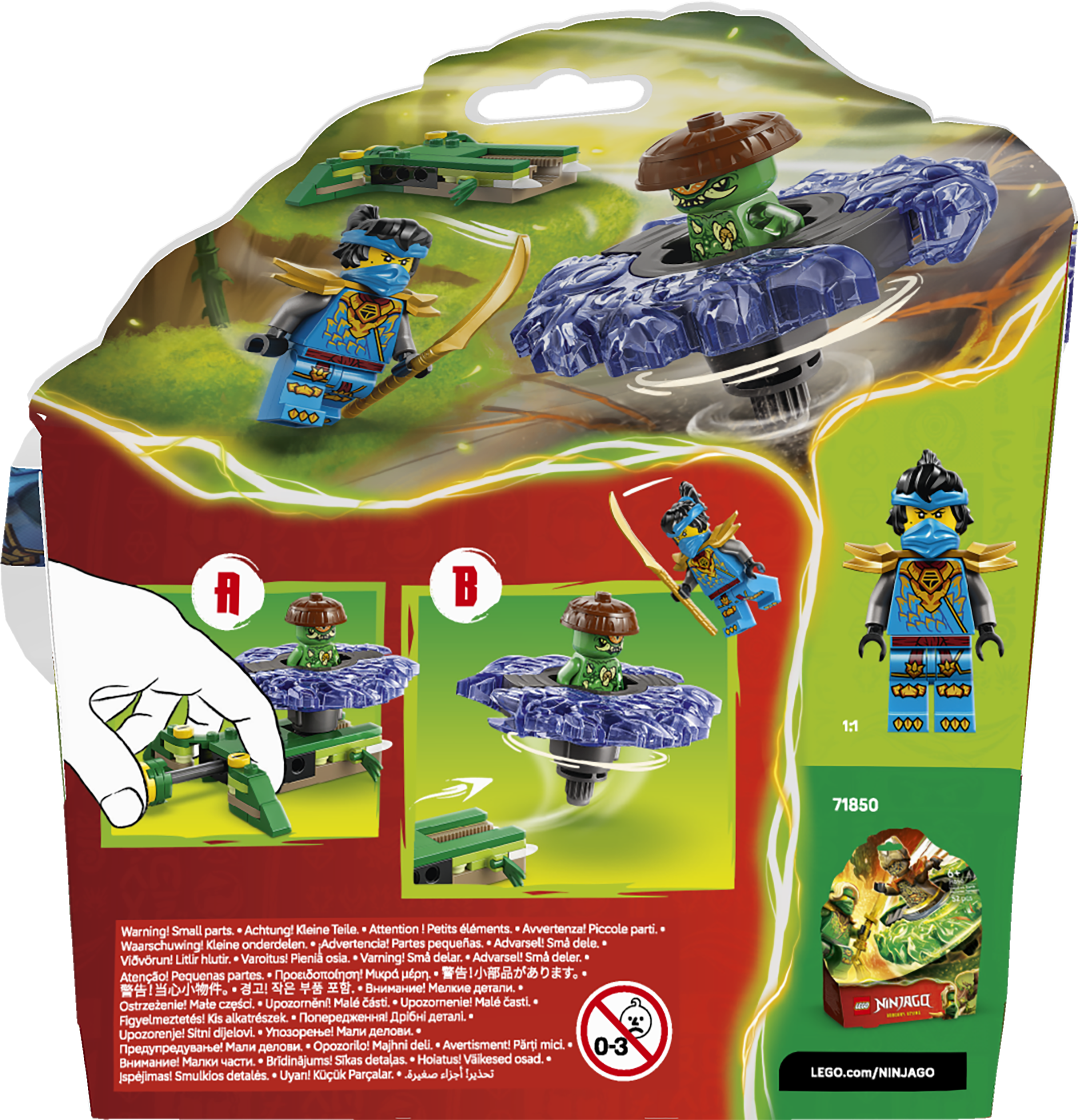 LEGO Ninjago Nya vs. Mutantkoletise spinner - Image 3