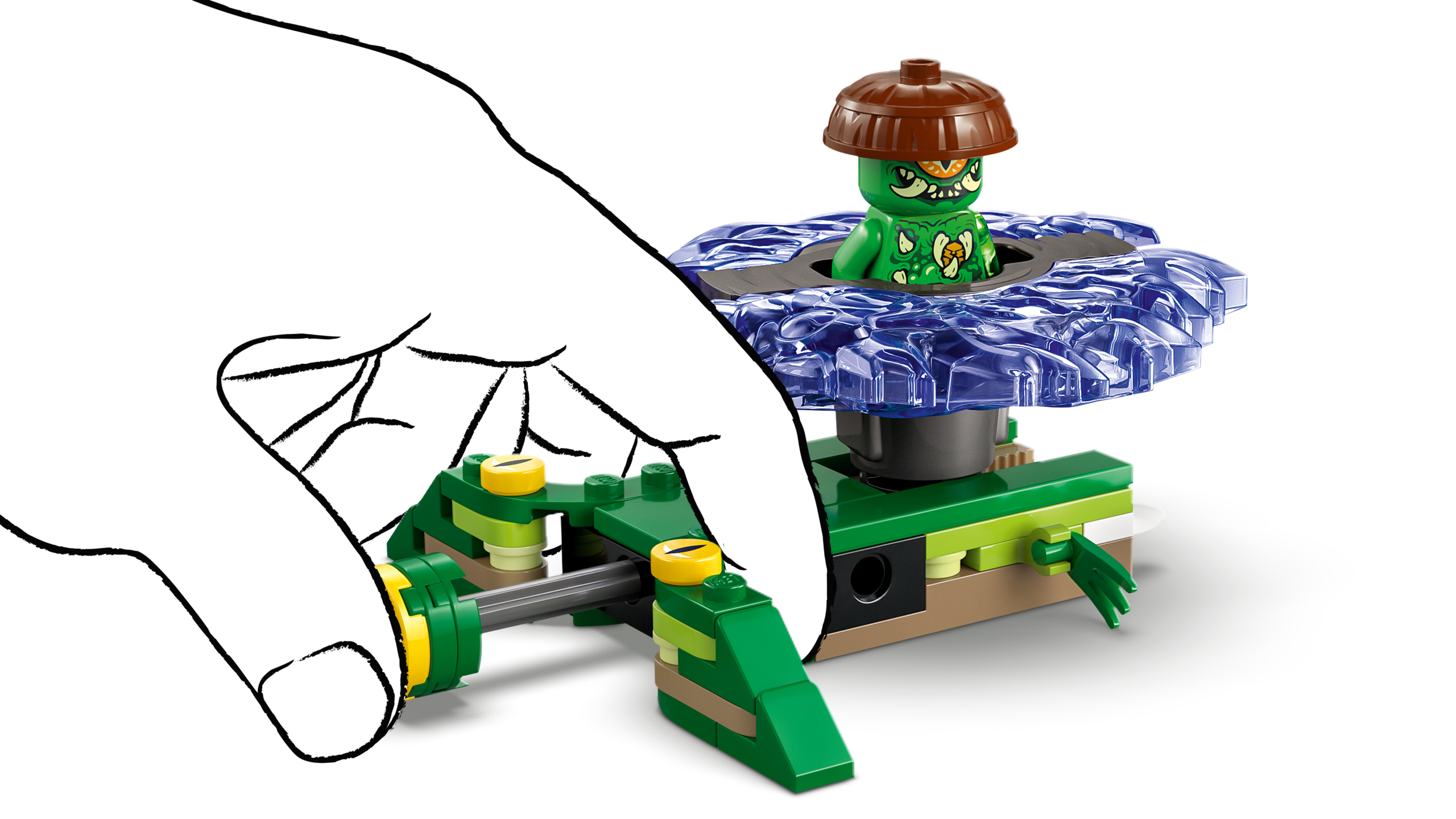 LEGO Ninjago Nya vs. Mutantkoletise spinner - Image 5