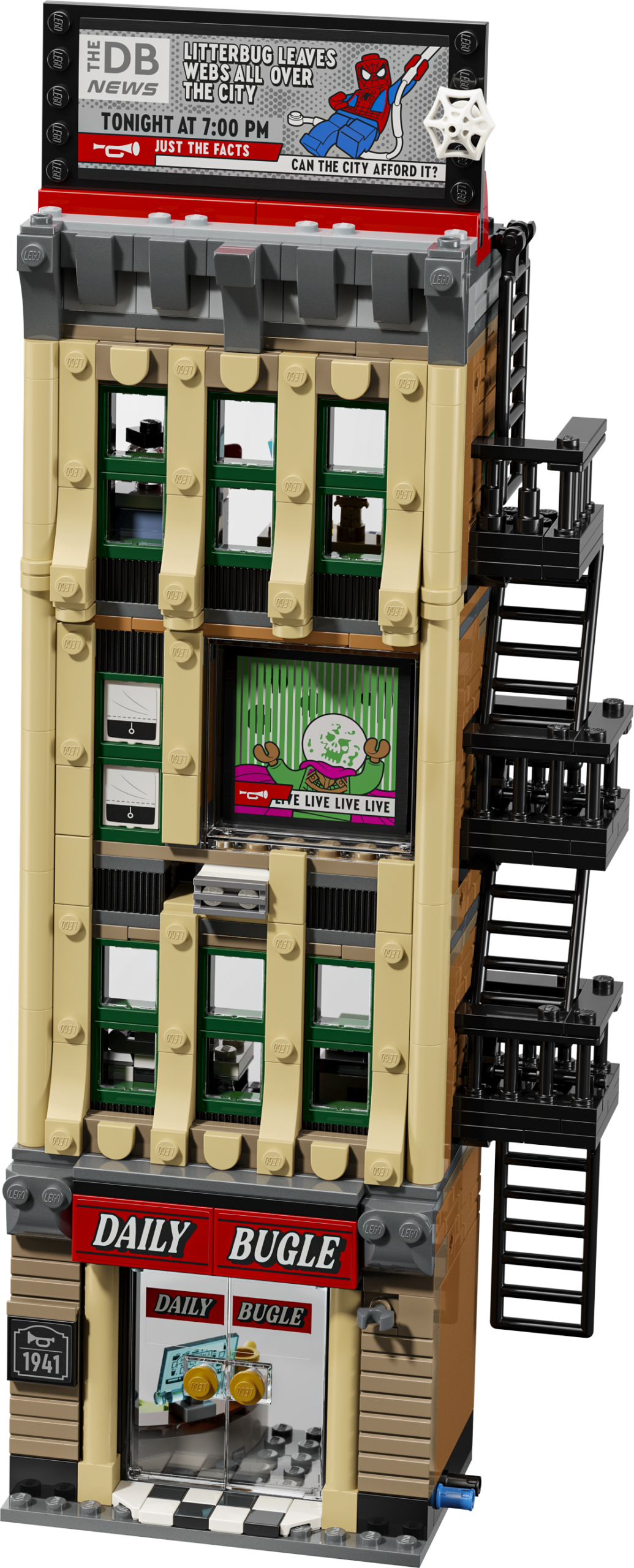 LEGO Super Heroes Ämblikmees vs. Mysterio: The Daily Bugle - Image 5