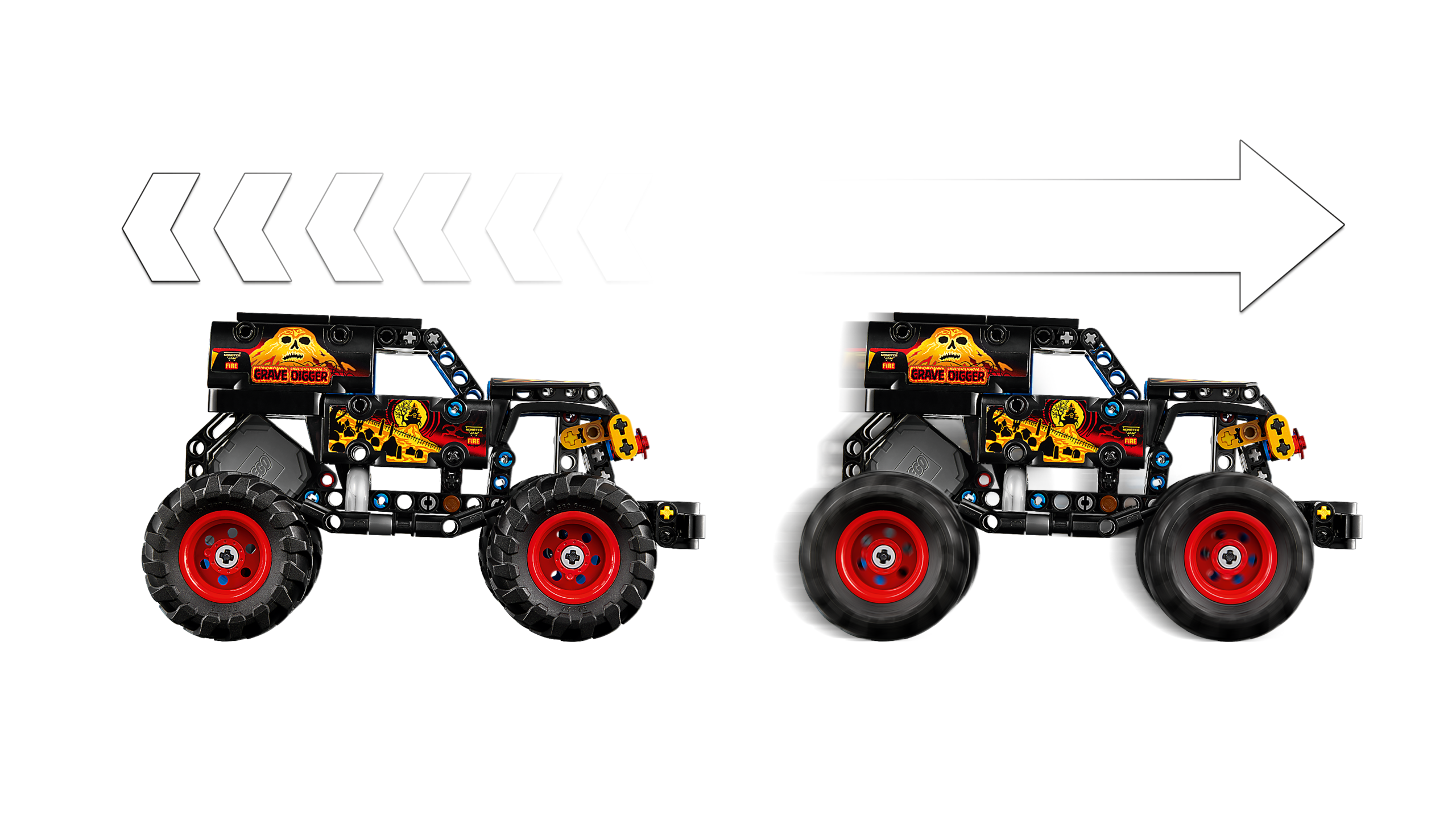 LEGO Technic Monster Jam Grave Digger tuli ja jää - Image 2