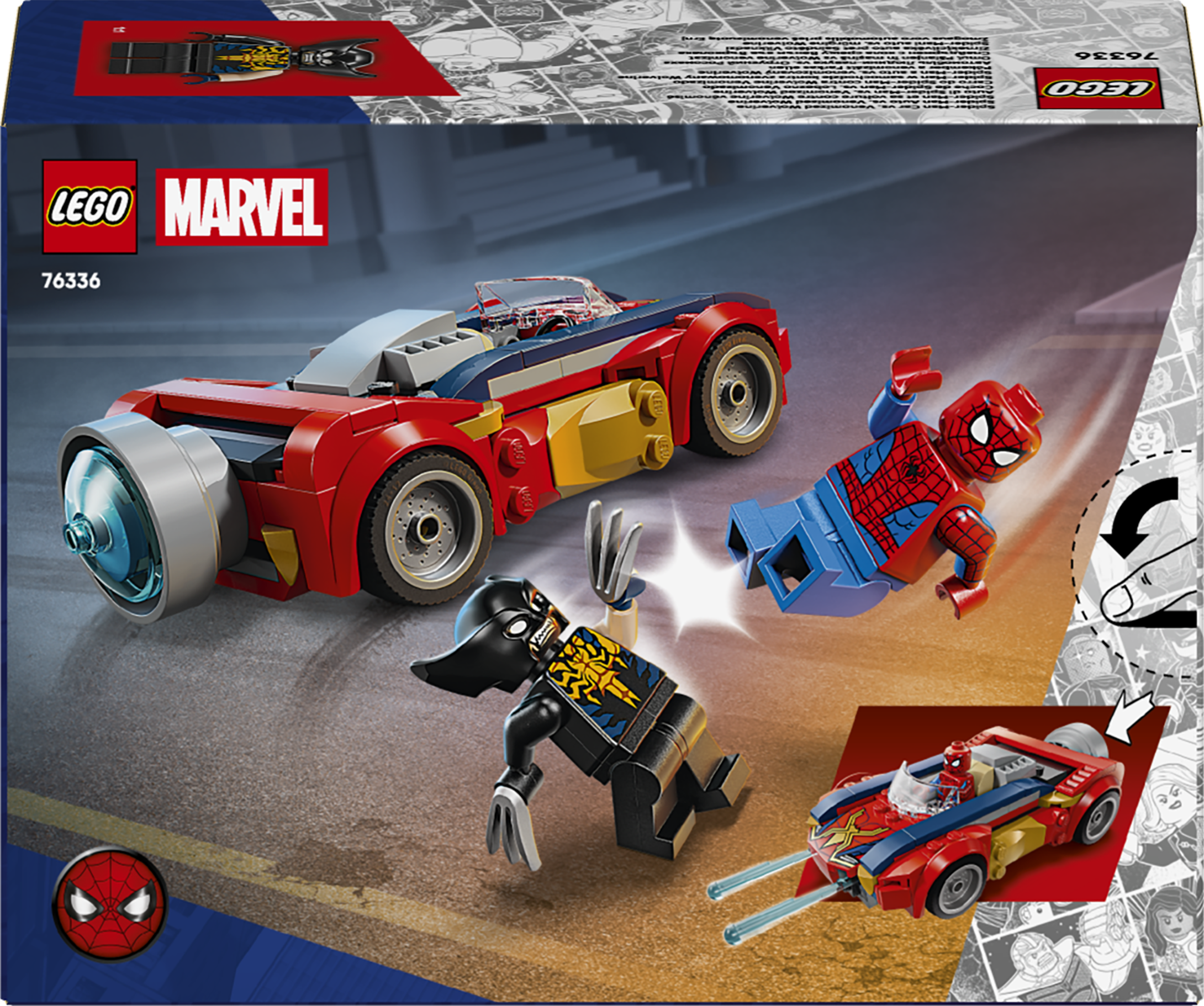 LEGO Super Heroes Spider-mani auto vs. mürgine Wolverine - Image 3
