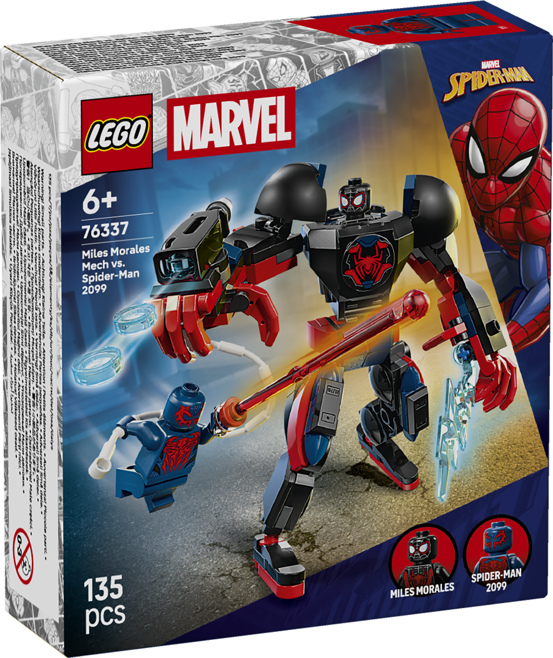 LEGO Super Heroes Miles Moralese robot vs. Spider-man 2099