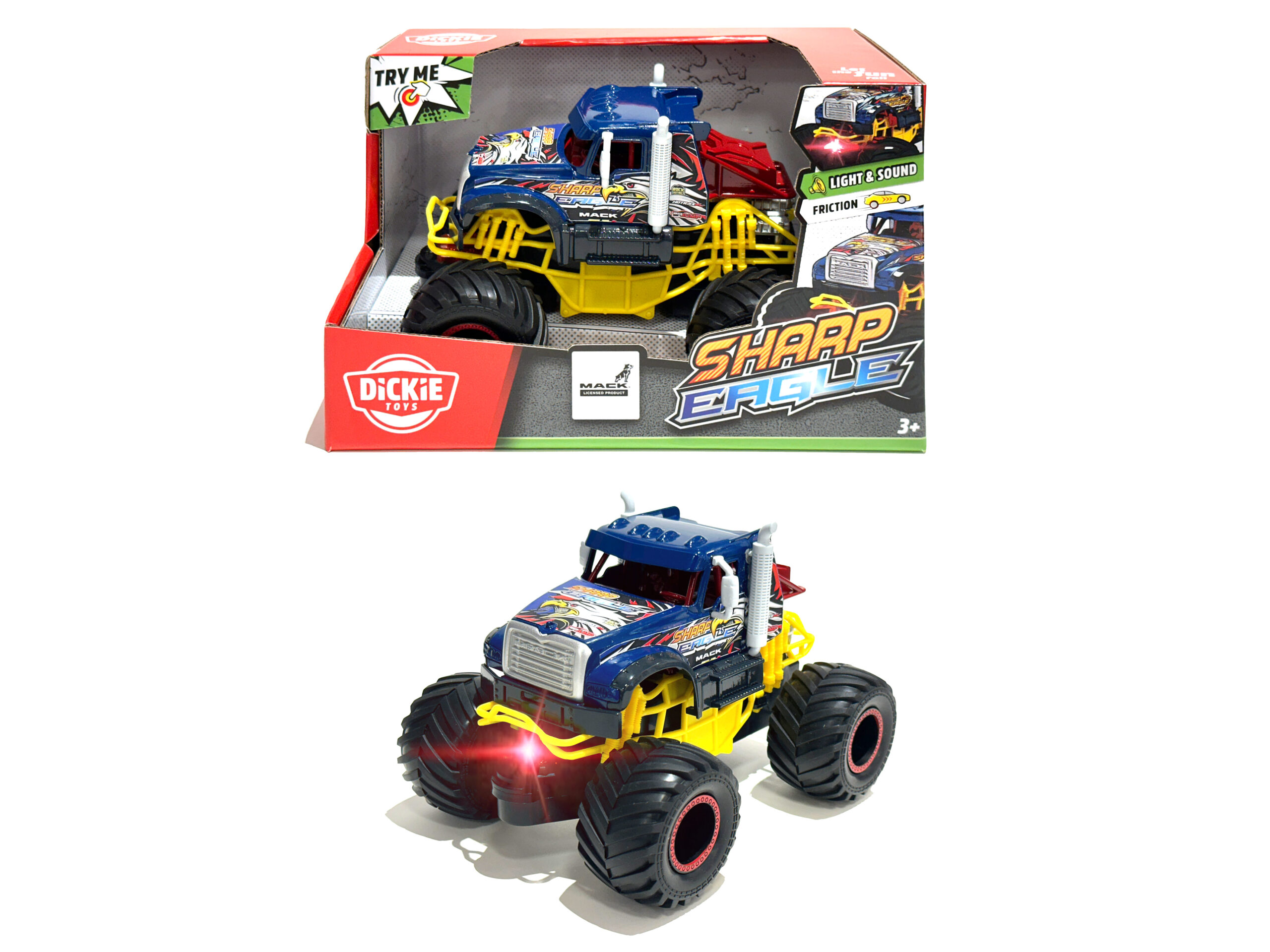 Dickie Toys kiire Eagle monsterauto