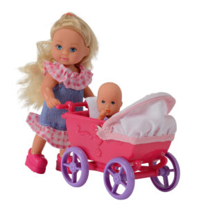 Simba nukk Evi Love: lapsevankriga - 2 erinevat