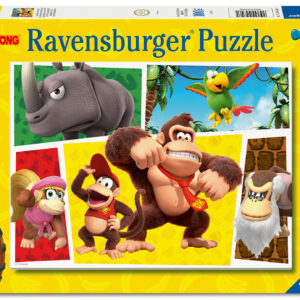 Ravensburger pusle 100 XXL tk: Nintendo Super Mario Donkey Kong - ahvid vabaduses