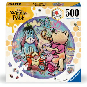 Ravensburger pusle 500 tk ümmargune: Karupoeg Puhh ja sõbrad