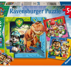 Ravensburger pusle 3x49 tk: Käpapatrulli film dinosaurustega