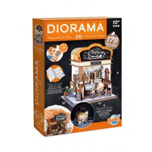Buki dioraam: miniatuurne 3D pagarikoda