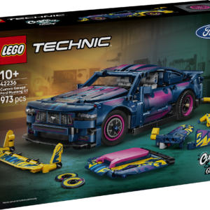LEGO Technic Kohandatud garaaž Ford Mustang GT autole